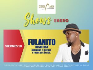 Fulanito se presenta hoy en los escenarios de Casino Dreams