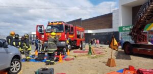 Bomba Alemana efectuó  exposición en Zona Austral