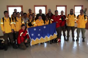 Brigadistas de Magallanes viajaron a prestar apoyo a incendio forestal