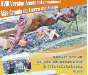 Este sábado se celebrará “El asado más grande de Tierra del Fuego”