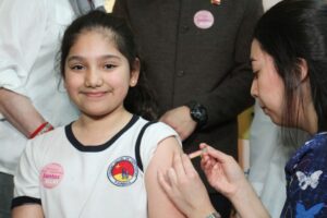 El 79% de las niñas han sido vacunadas contra el VPH