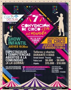 Mañana parte la “Séptima Convención de Circo  al Fin del Mundo”