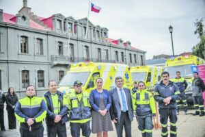 Cuatro ambulancias fueron entregadas  a Punta Arenas y Puerto Natales
