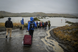 (Galería) Alerta roja en el Paine: Desborde del río generó serios problemas en la provincia