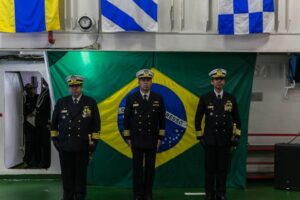 Por primera vez se realizó cambio de mando de la Armada de Brasil en Magallanes