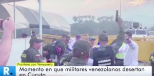 Militares venezolanos desertan y cruzan frontera con Colombia