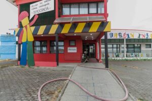 (Galería) Fuga de gas obligó a evacuar a jardín infantil