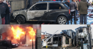 Incendio destruyó dos viviendas en la Población Alfredo Lorca y dejó cinco damnificados