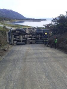 Un lesionado dejó volcamiento en Puerto Williams
