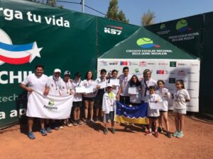 Tenistas magallánicos tuvieron destacada participación en el Nacional Escolar Federado