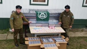 Aduanas busca sanciones por millonario contrabando de cigarrillos por paso no habilitado