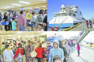 Familias puntarenenses repletaron la librería flotante más grande del mundo