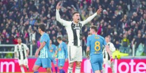 Cristiano Ronaldo le dio una agónica clasificación a la Juventus sobre el Atlético