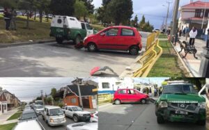 Dos civiles y una funcionaria de Carabineros lesionada en accidente