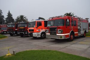 Entregaron nuevos carros para Bomberos de la Región de Magallanes