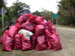 Voluntarios de la Agrupación Revivamos el Estrecho recogió una tonelada de basura
