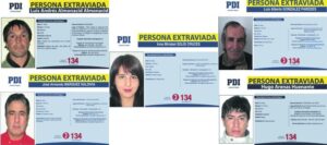 Cinco personas perdidas en Punta Arenas aparecen en la lista de búsqueda de la PDI