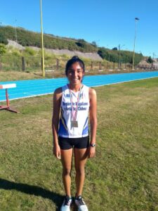 Paulina Hernández Vera logró medalla de plata en el nacional de atletismo