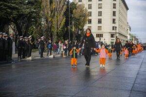 Desfile dominical recordó el Mes del Mar