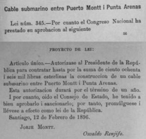 A propósito del tendido submarino de la Fibra Óptica Austral
