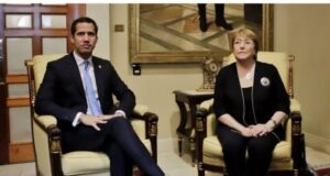 Bachelet se reunió por más de una hora con Juan Guaidó en sede de la Asamblea Nacional