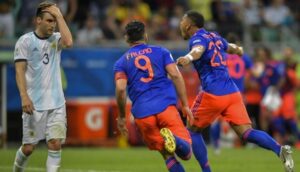 Colombia venció a Argentina en la apertura del grupo B