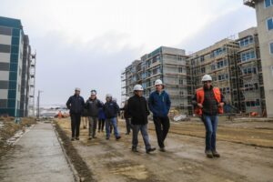 Visita a terreno desarrolló presidente nacional de la Cámara de la Construcción
