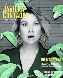 Javiera Contador  traerá todo el humor  a Bruna Gastrobar