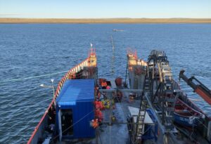 Fibra Óptica Austral: Exitoso cruce de 33 kms por el Estrecho de Magallanes