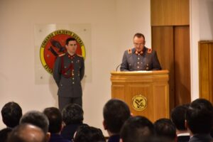 Diversos saludos protocolares se realizaron en el Comando Conjunto Austral en conmemoración del 59° aniversario.