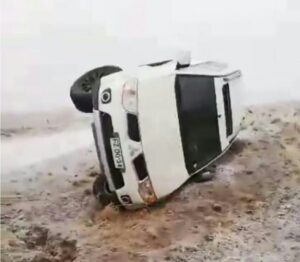 Escarcha provocó varios  accidentes en las rutas