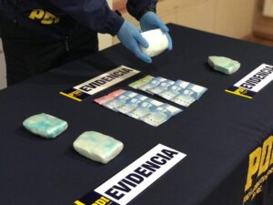 Colombiana detenida con un kilo de cocaína