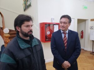 Presidente de la Corte de Apelaciones expuso a diputado Boric problemáticas en los tribunales de la región