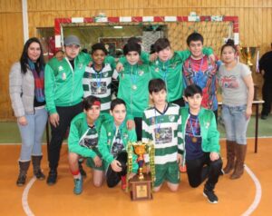 Club Atlético Yungay consagró a los campeones del torneo de futsal infantil