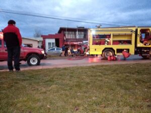 Cuartel se incendió mientras sepultaban a bombero