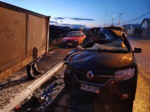 Violento choque en Capitán Guillermos