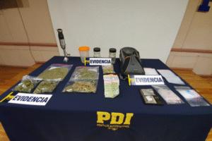 PDI detiene a sujeto por amenazas e infracción a la ley de drogas