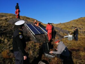 Se retiró estación de monitoreo sismológico en Isla Cook