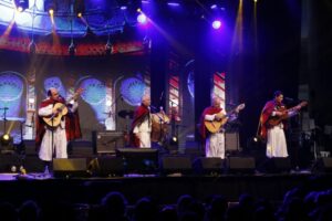 Polo Román y Salta Trío en el escenario del festival