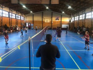 Se está desarollando la tercera fecha del Torneo Patagónico de Bádminton