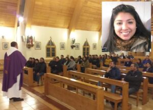 Misa recordó a joven madre Roxana Ruiz Rojo, que falleció al dar a luz a su bebé en Porvenir