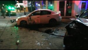 Conductores bajo los efectos del alcohol protagonizaron violenta colisión