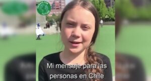 Greta llama a jóvenes chilenos a unirse a lucha climática y protestar en sus colegios