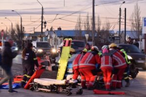 Se realizó simulacro de accidente automovilístico en Puerto Natales