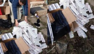 Aduanas y OS-7 desbarataron venta ilegal de más de 1.500 cajetillas de cigarrillos