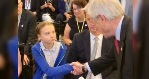 Piñera saluda a Greta Thunberg e invita a comunidad científica a la COP25 en Chile