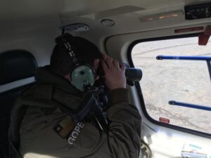 Carabineros realiza vigilancia aérea para prevenir el abigeato