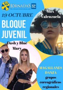 Max Valenzuela, Dash y Blue Mary serán los encargados del bloque juvenil