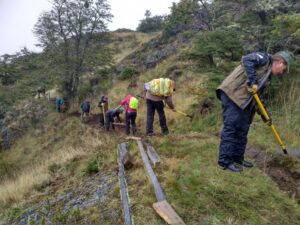 Finalizó proyecto de rediseño de senderos en el Parque Nacional Torres del Paine