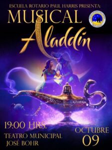 Escuela Paul Harris presentará musical “Aladdin”